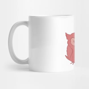 Fluffy Red Owl Mug